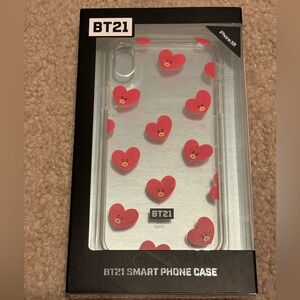 BT21 Tata Smart Phone Case iPhone XR BTS Kpop Phone Case Cover Kawaii